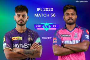 IPL 2023 KKR Vs RR Match 56 Preview